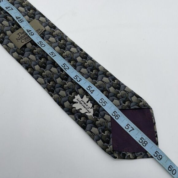 The Nature Conservancy /Martini Art Silk Neckties Lot of 3 Salmon Camel Art Deco - Picture 10 of 16